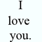 I *** you